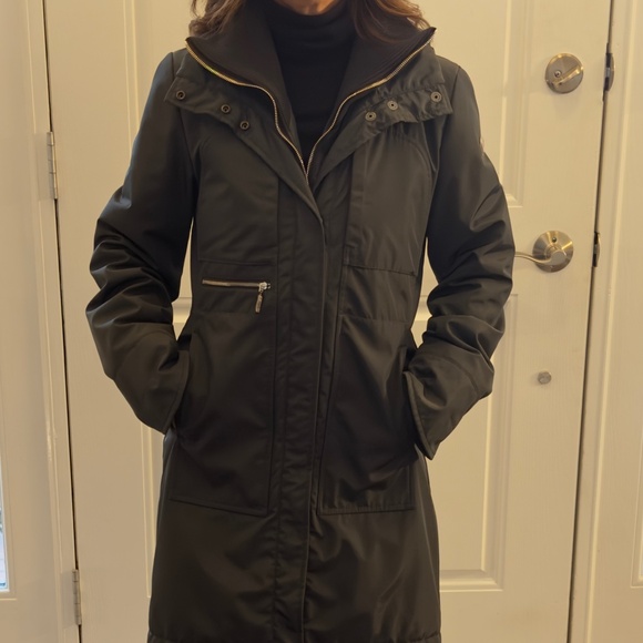 Postcard Ski Jacket Black Dual Layer Winter Luxe | Made in Italy /Size 2 - Picture 2 of 10